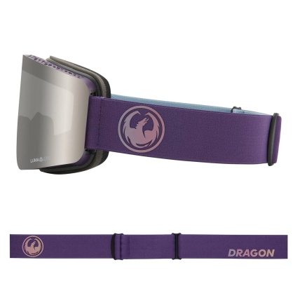 Dragon R1 OTG Deep Plum LL Silver Snow Goggles